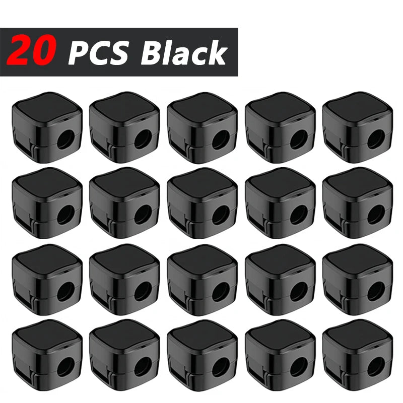 Clips de Câbles Magnétiques – Organisateur Adhésif Réglable, Support pour Fils & Chargeurs, Gestion Anti-Enchevêtrement pour Bureau, Maison & Voiture