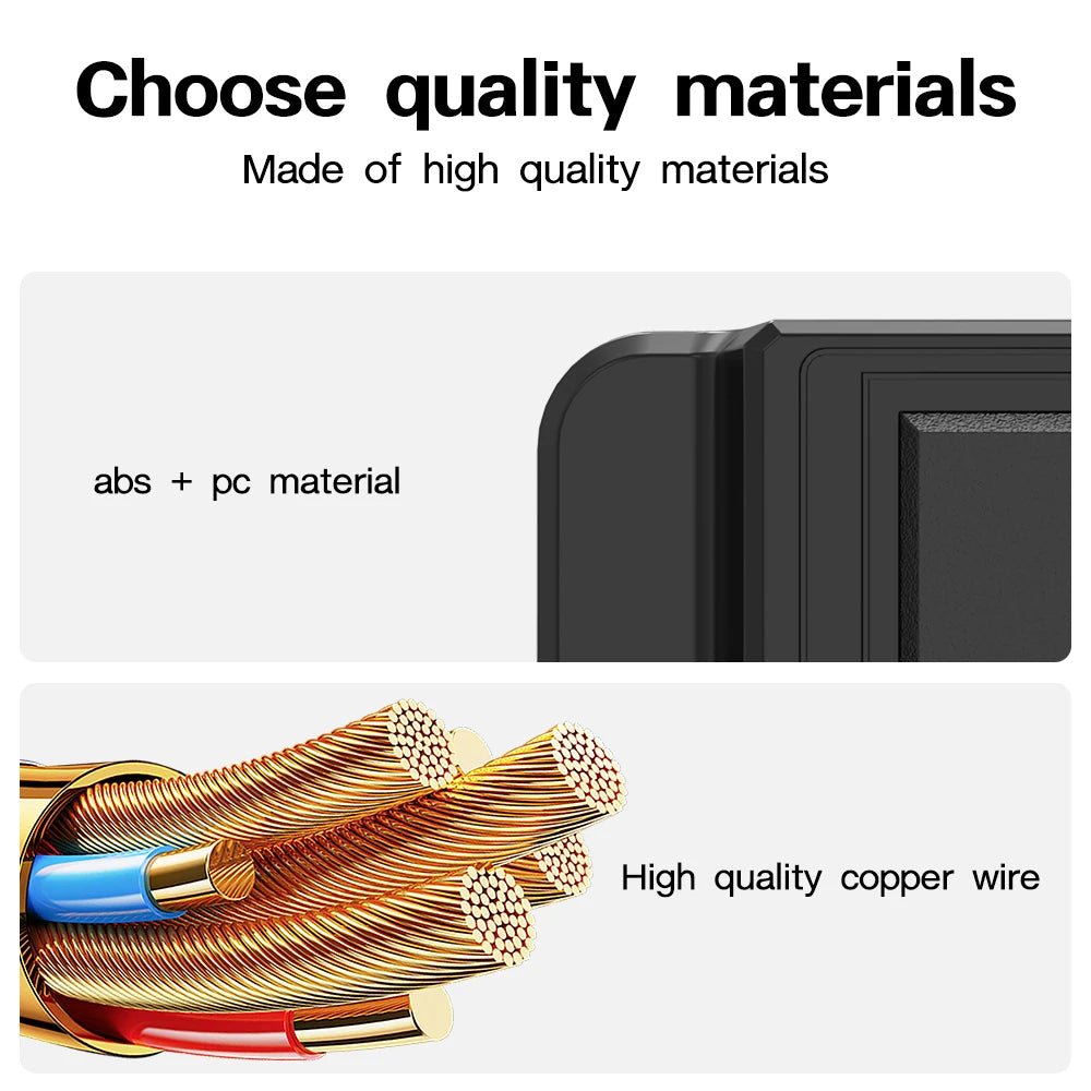 Convertisseur 12V → 220V 200W – 2 Prises + 4 Ports USB QC3.0