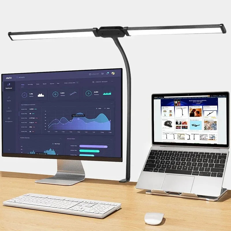 Lampe de Bureau LED – Orientable, Dimmable & Anti-Fatigue