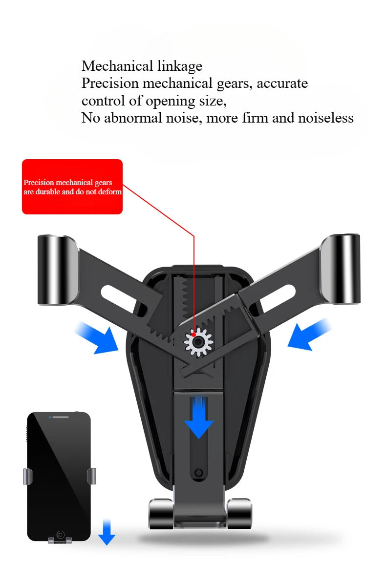 Support Téléphone Gravité pour Voiture