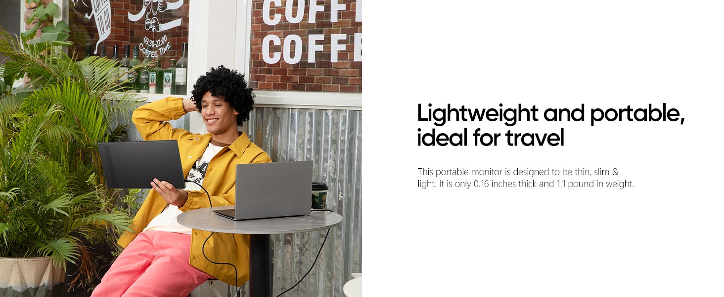 Écran Portable ARZOPA 14” FHD 1080P – Moniteur IPS USB-C & HDMI, Second Écran pour PC
