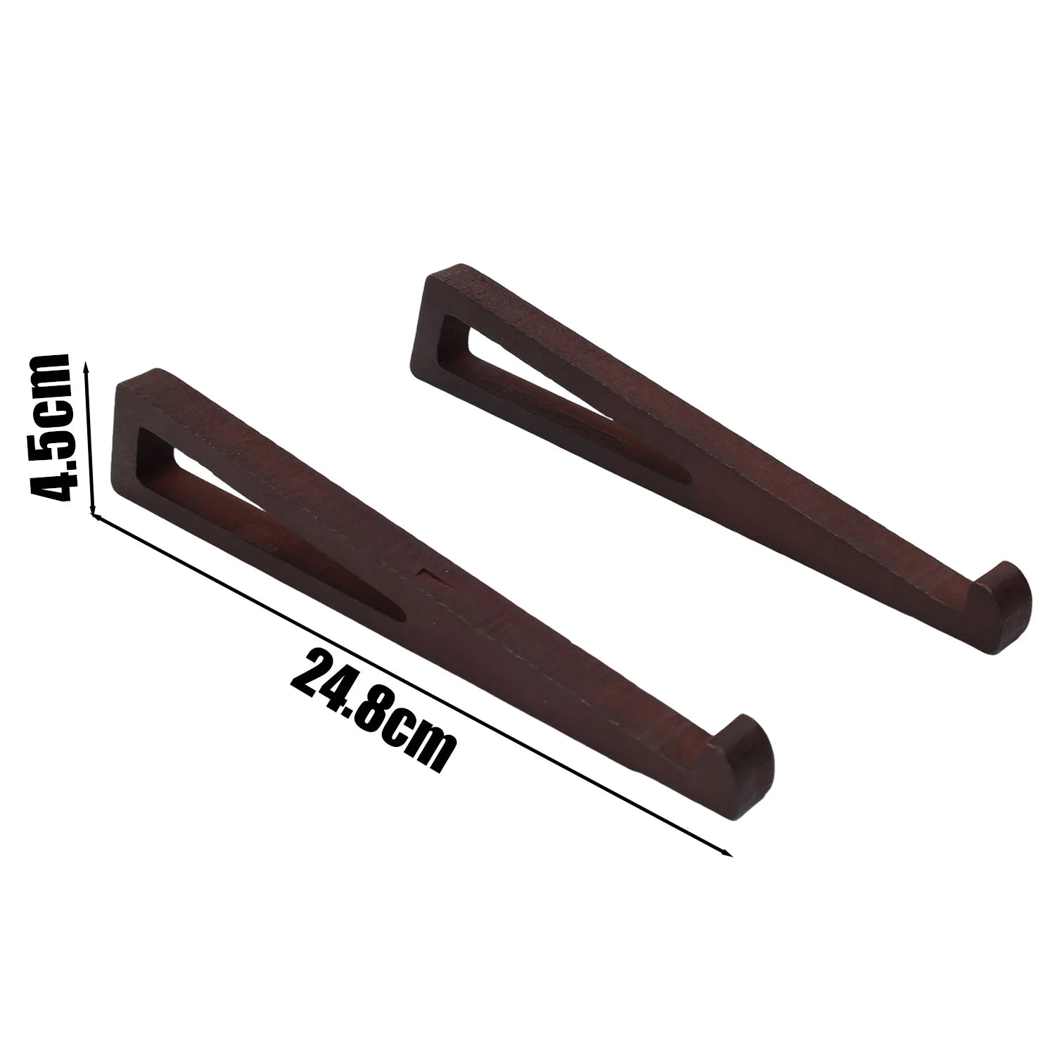 Supports Laptop en Bois (x2) – Ergonomiques & Ventilés