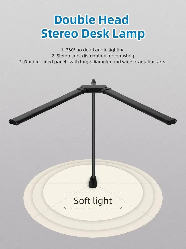 Lampe de Bureau LED – Orientable, Dimmable & Anti-Fatigue