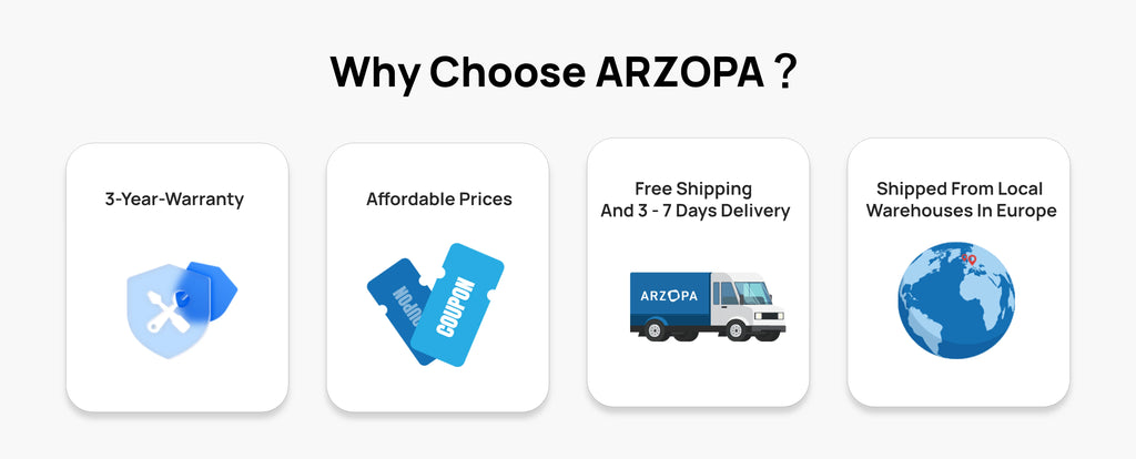 Écran Portable ARZOPA 14” FHD 1080P – Moniteur IPS USB-C & HDMI, Second Écran pour PC