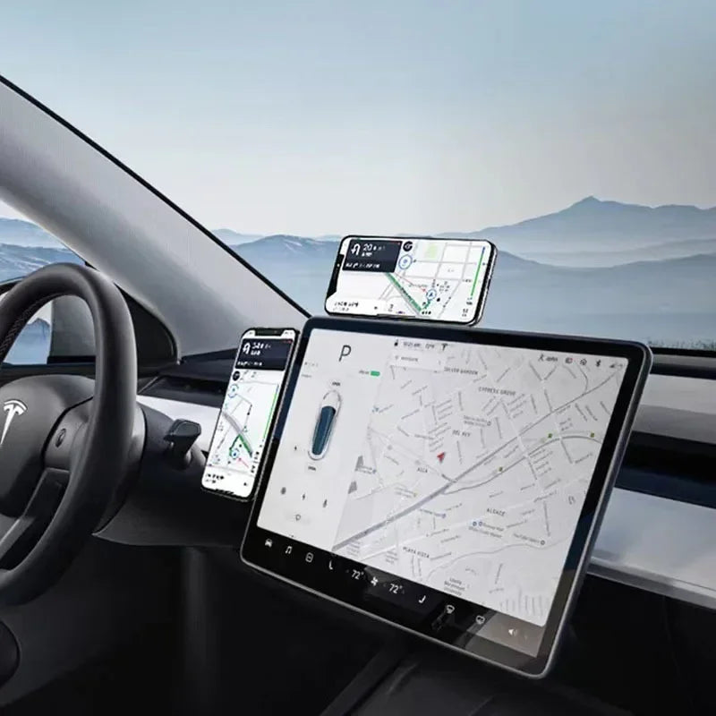 Support Magnétique Smartphone – Fixation Latérale pour Écran