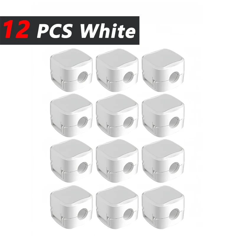 Clips de Câbles Magnétiques – Organisateur Adhésif Réglable, Support pour Fils & Chargeurs, Gestion Anti-Enchevêtrement pour Bureau, Maison & Voiture