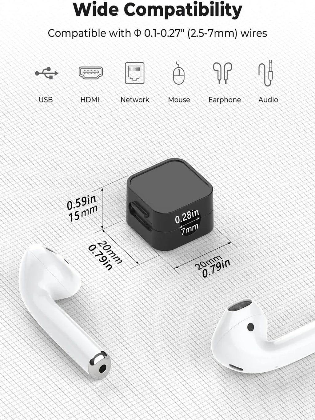 Clips de Câbles Magnétiques – Organisateur Adhésif Réglable, Support pour Fils & Chargeurs, Gestion Anti-Enchevêtrement pour Bureau, Maison & Voiture