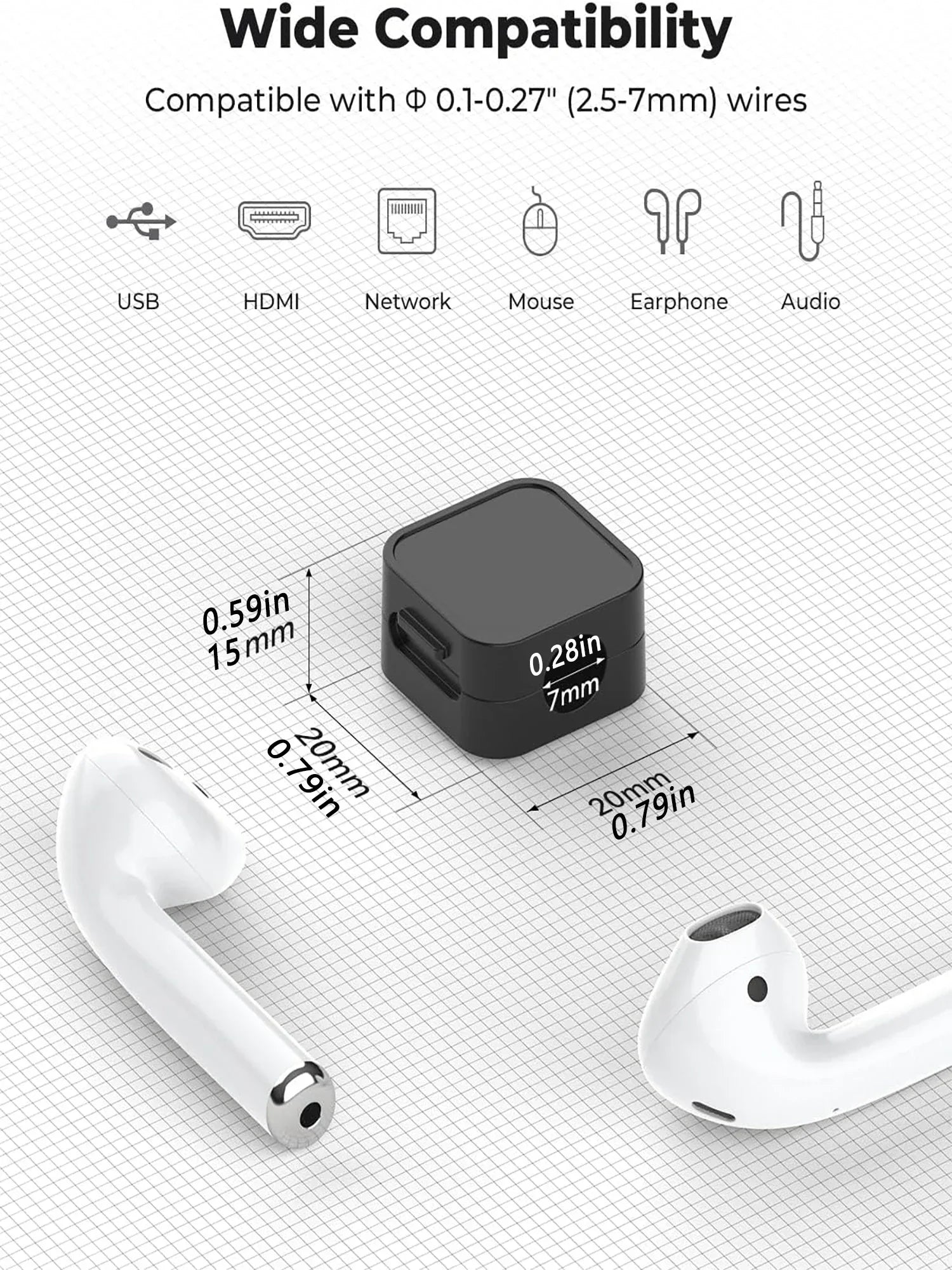 Clips de Câbles Magnétiques – Organisateur Adhésif Réglable, Support pour Fils & Chargeurs, Gestion Anti-Enchevêtrement pour Bureau, Maison & Voiture