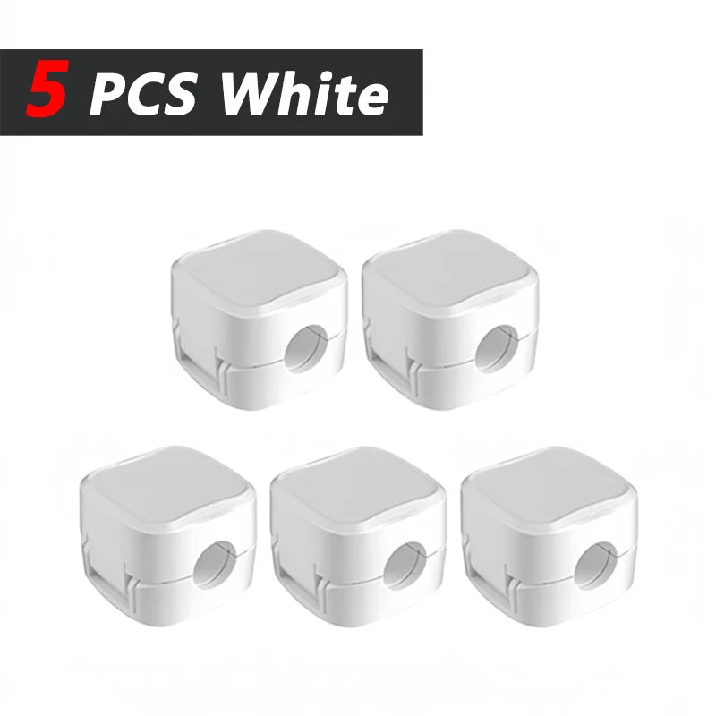 Clips de Câbles Magnétiques – Organisateur Adhésif Réglable, Support pour Fils & Chargeurs, Gestion Anti-Enchevêtrement pour Bureau, Maison & Voiture