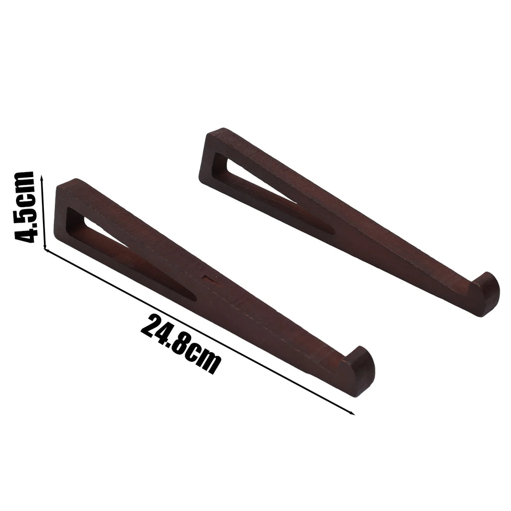 Supports Laptop en Bois (x2) – Ergonomiques & Ventilés
