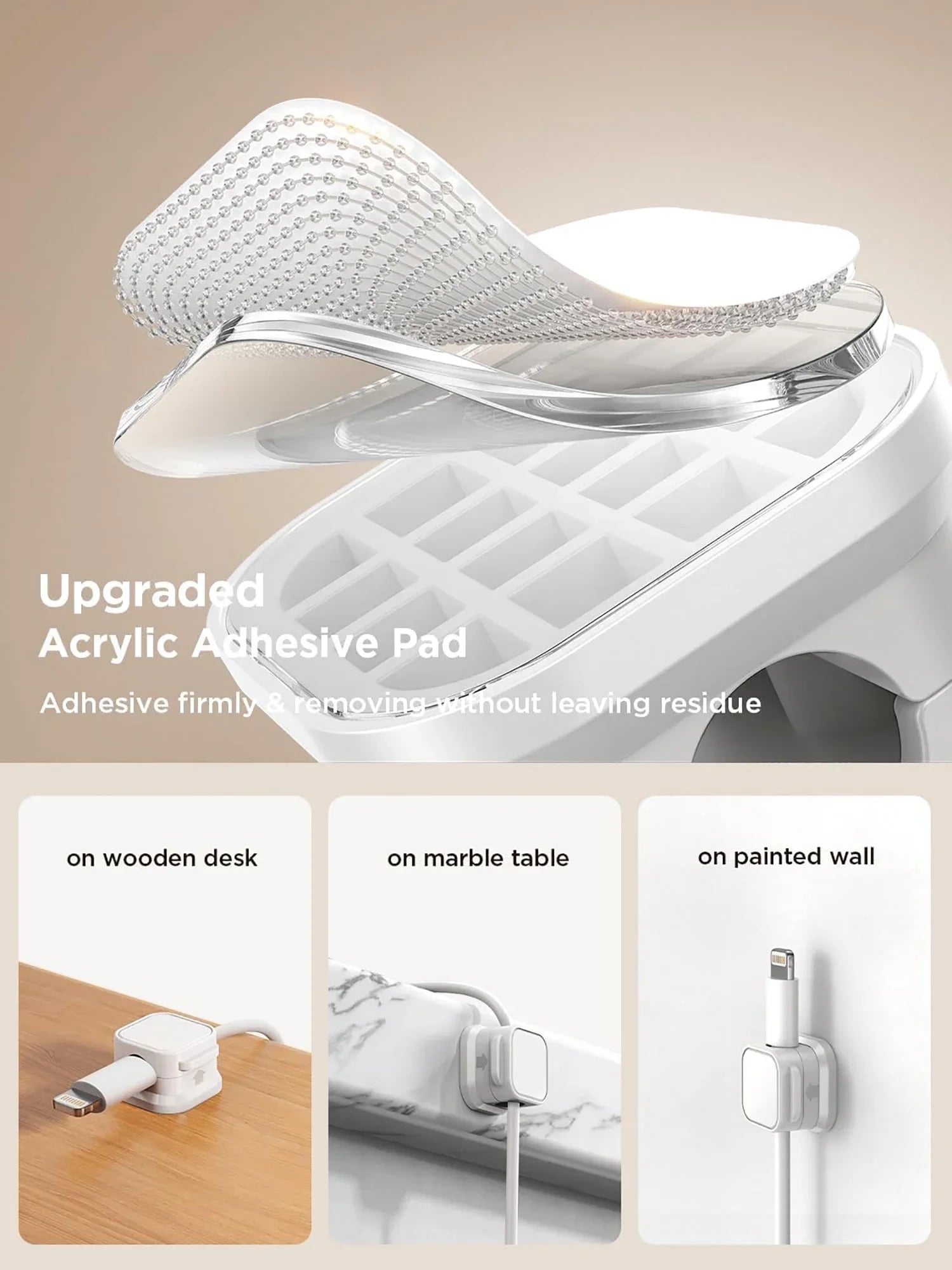 Clips de Câbles Magnétiques – Organisateur Adhésif Réglable, Support pour Fils & Chargeurs, Gestion Anti-Enchevêtrement pour Bureau, Maison & Voiture