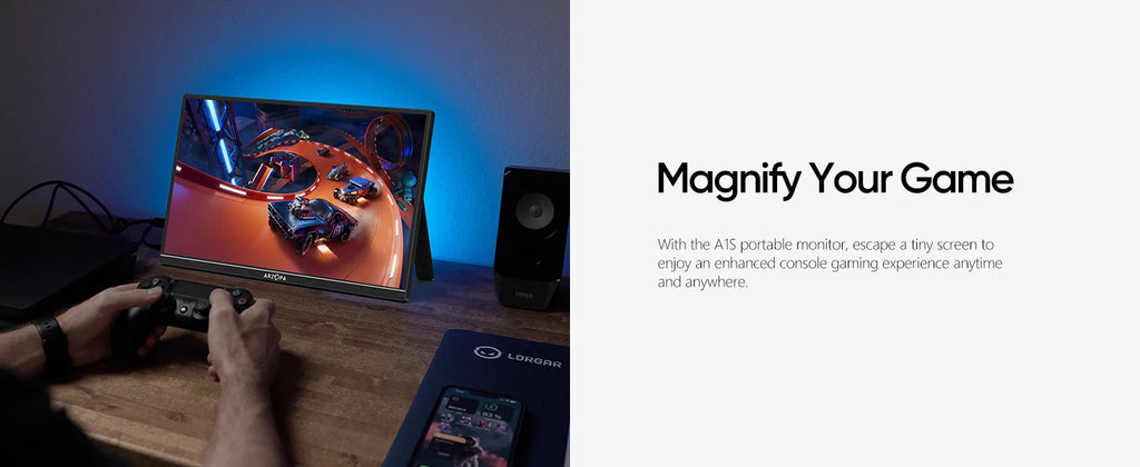 Écran Portable ARZOPA 14” FHD 1080P – Moniteur IPS USB-C & HDMI, Second Écran pour PC