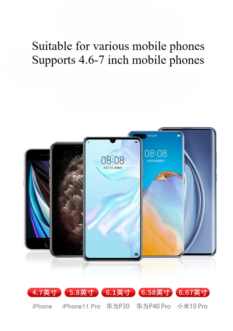 Support Téléphone Gravité pour Voiture