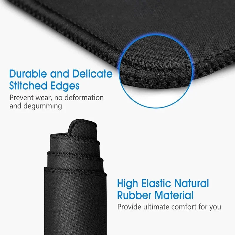 Tapis de Souris XXL Raccourcis Excel – Grand Tapis Antidérapant avec Bords Cousus, Accessoire de Bureau & Gaming, Ultra-Large pour Clavier + Souris